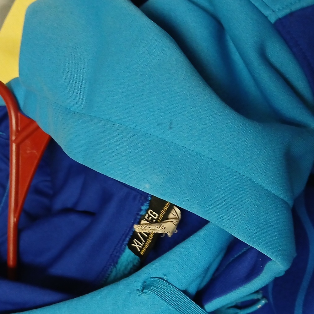 Men's Blue/Teal Under Armour "STORM" Hoodie Size XL - Picture 5 of 9